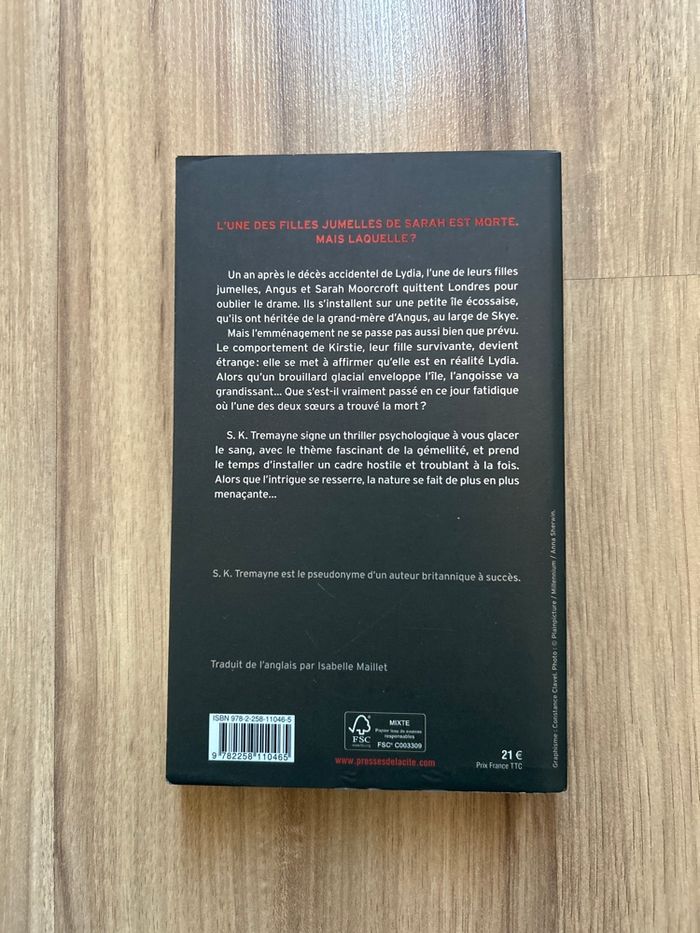 Livre de SK Tremayne « Le doute» Édition presse de la cité - photo numéro 5