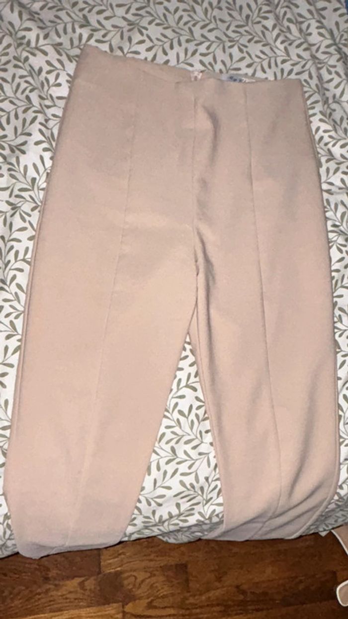 Pantalon habillé beige - photo numéro 2