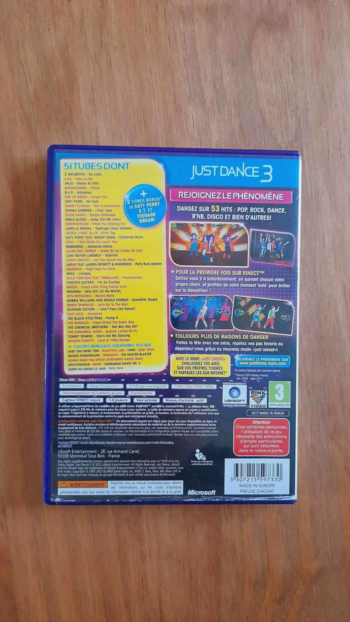 Jeu Xbox 360 Kinect : Just Dance 3 – Édition Spéciale - photo numéro 2