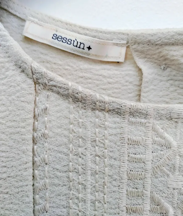 Haut beige Sessun taille M - photo numéro 2