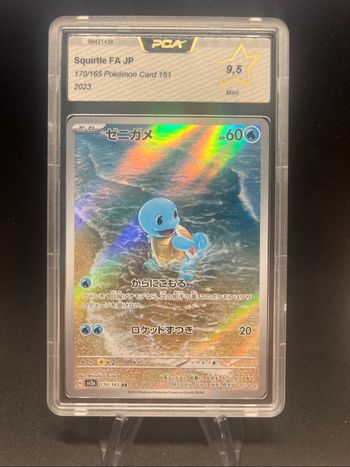 Carte Pokémon Squirtle 170/165 PCA 9,5