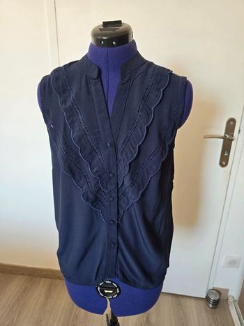 Blouse bleu marine