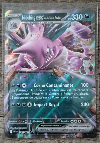 Carte pokémon Nidoking ex