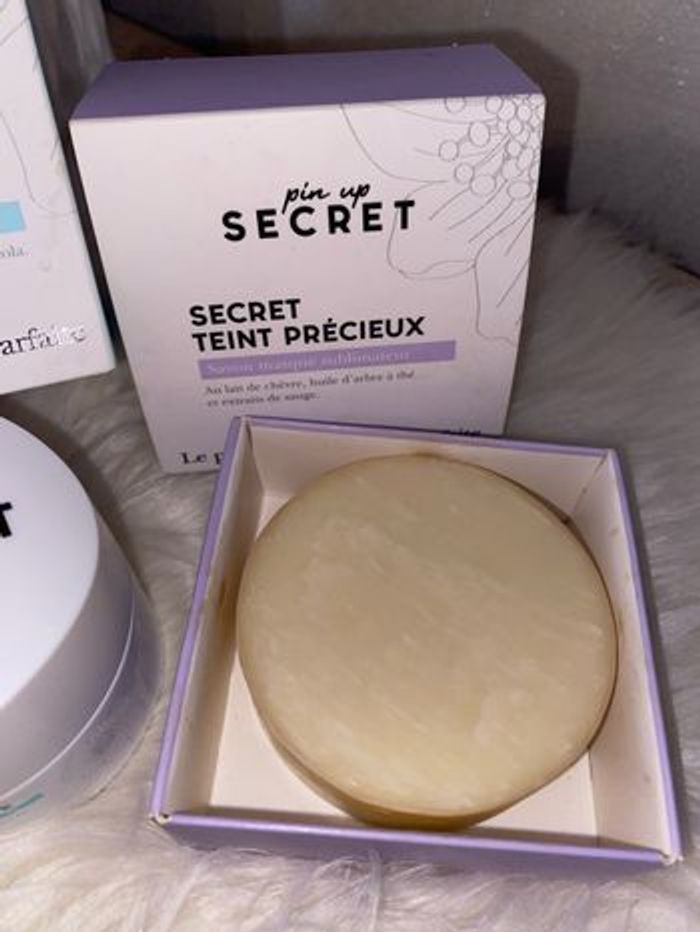 Savon lait de chèvre+crème Pin up secret - photo numéro 2