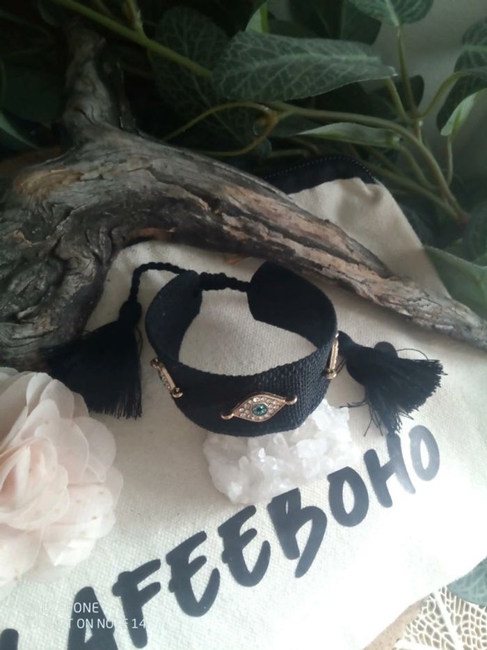 Bracelet bohème oeil du nazar - photo numéro 3