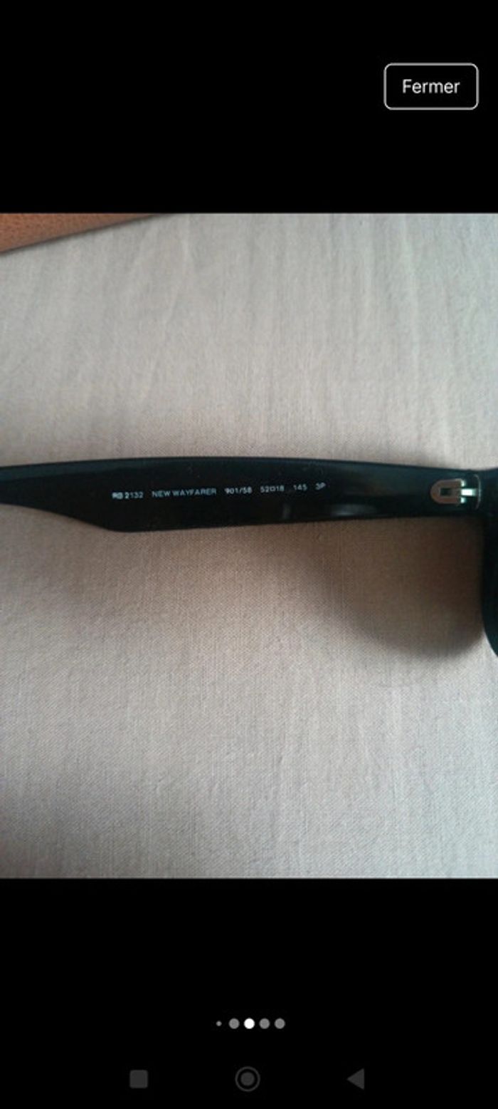 Lunettes soleil Ray-ban neuves avec étui original - photo numéro 9