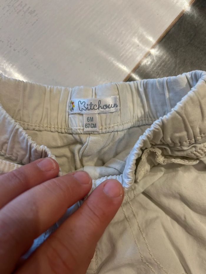Pantalon bébé Kitchoun - 6 mois (67 cm) - photo numéro 2