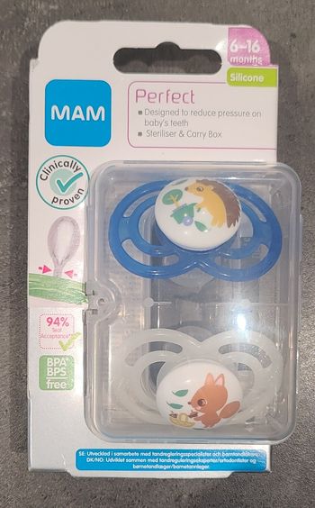 Lot de 2 sucettes MAM