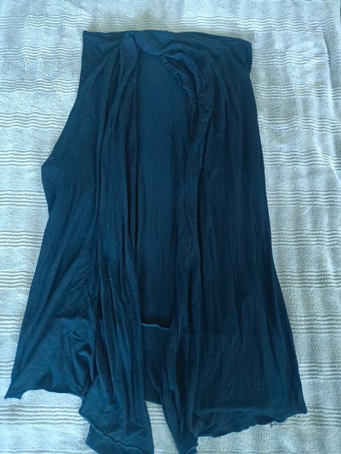 Gilet noir camaïeu