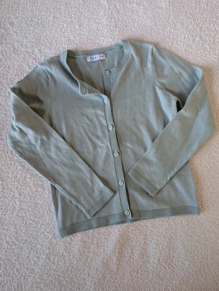 💚 Gilet vert TEX – 7/8 ans - photo numéro 2