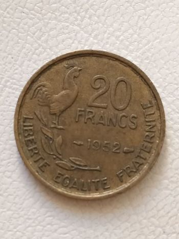 20 Francs Guiraud 1952