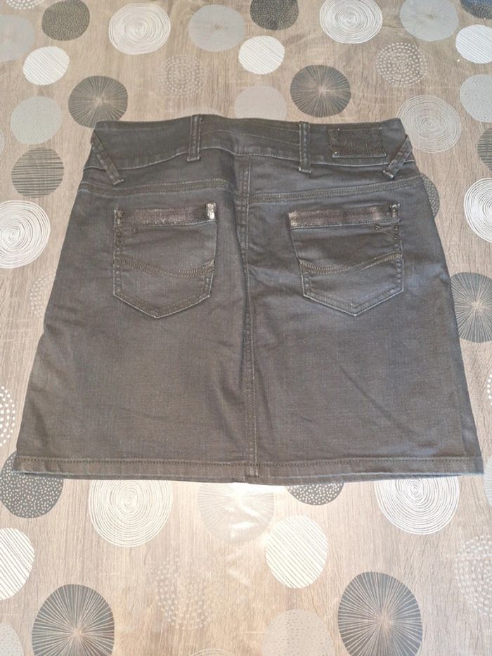Jupe en jeans taille 40 - photo numéro 5