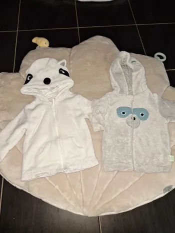 Lot de 2 sweats polaire