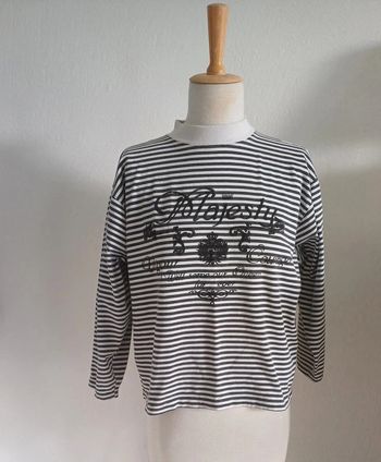 Pull léger Noir sur Blanc taille 40