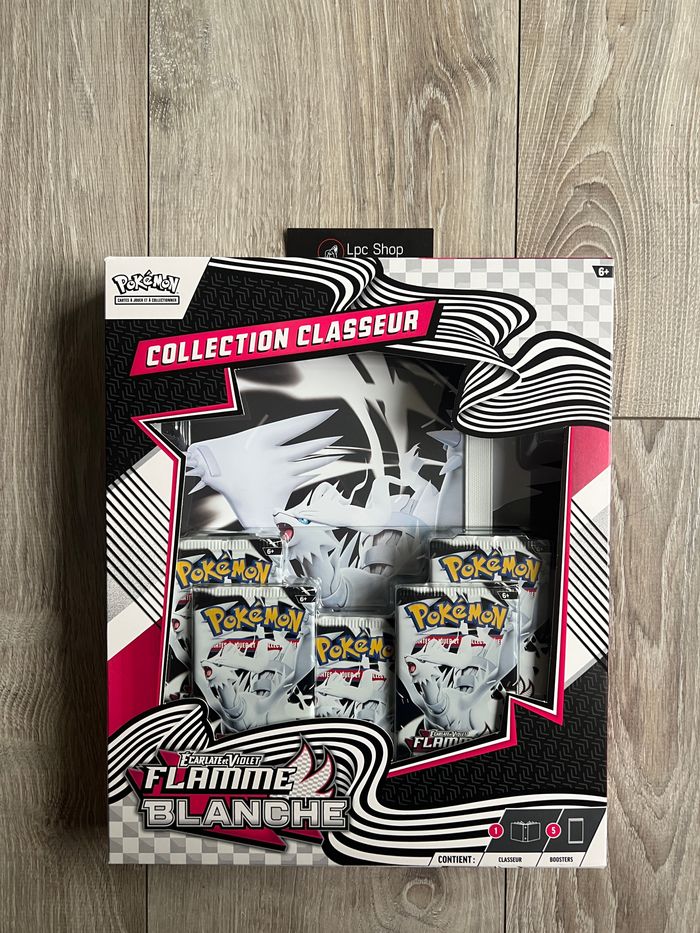 POKÉMON - COFFRET CLASSEUR EV 10.5 FLAMME BLANCHE - FR - NEUF & DEFAUT SCELLAGE