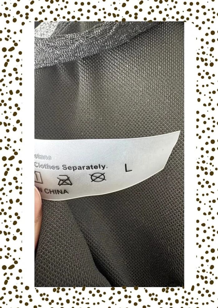Bikini noir et doré Shein – Taille L – Neuf avec étiquette - photo numéro 8