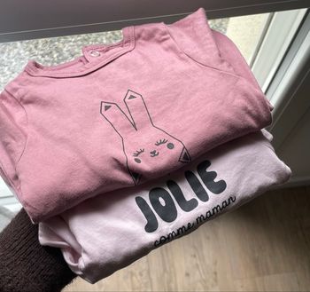 Lots de 2 pyjamas rose 3 mois 