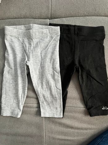 2 leggings 6 mois