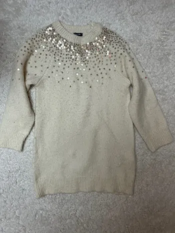 Robe pull avec strass Kiabi