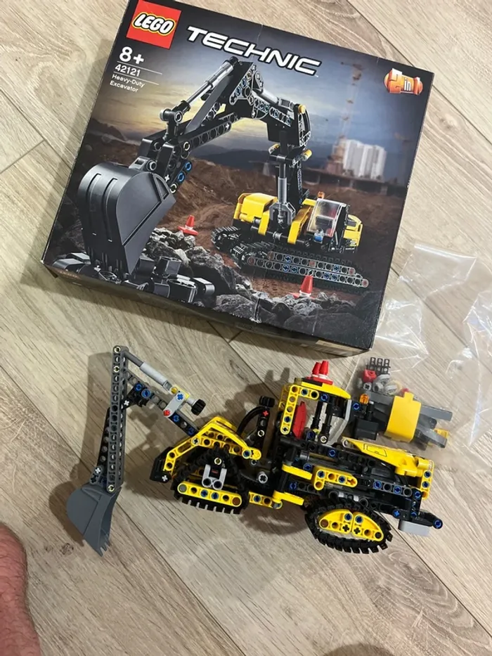 Lego 2 en 1 ; 42121 ; grue ; bulldozer - photo numéro 2