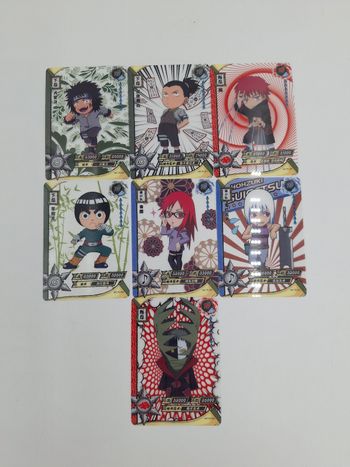 Lot 16 : 7 cartes TR Naruto Kayou