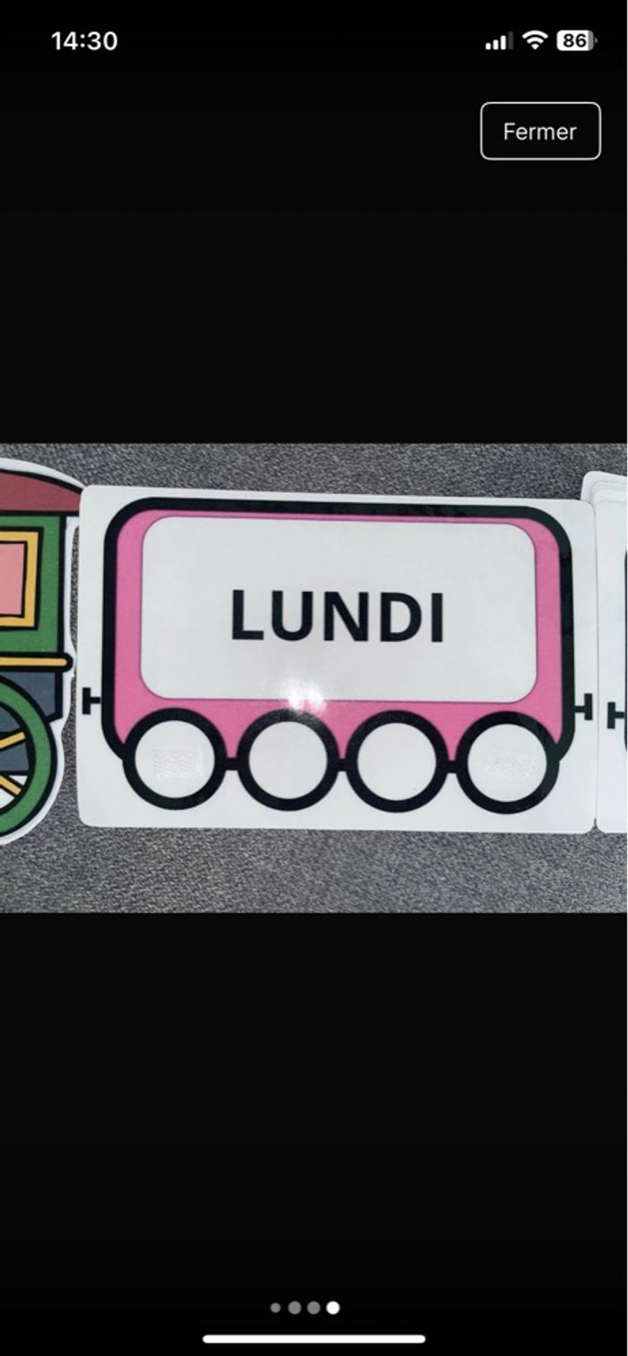 Le train de la semaine