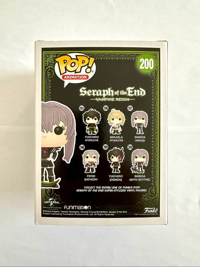 Figurine Funko Pop Shinoa with scythe numéro 200 Seraph of the End - photo numéro 3