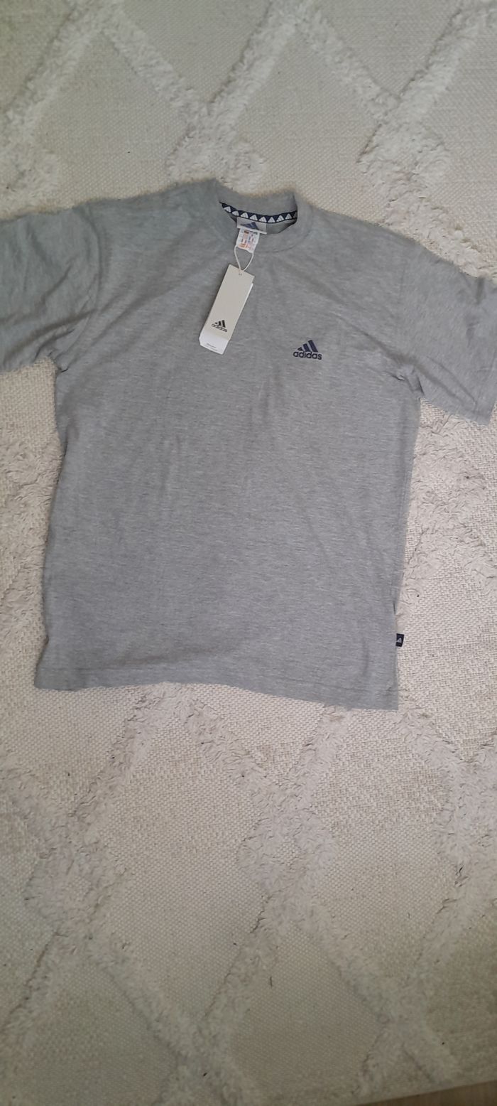 T-shirt Adidas gris homme