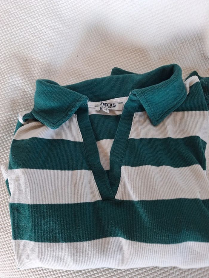 Pull court femme manches longues creeks taille M - photo numéro 3