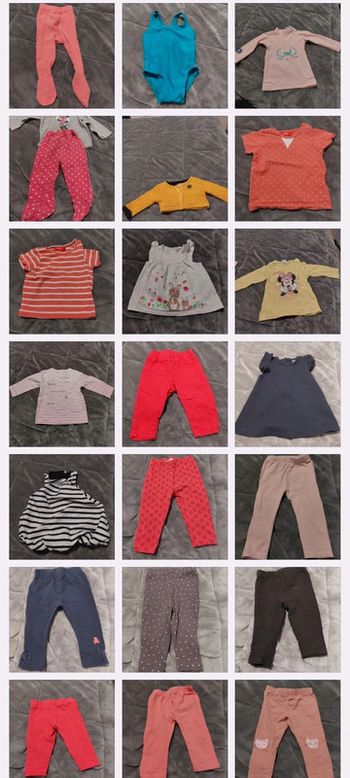 Lot de vêtements 6mois fille