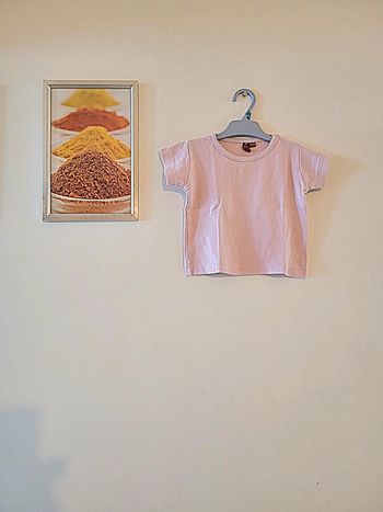 T shirt rose pale "GIRLS" taille 2-3 ans