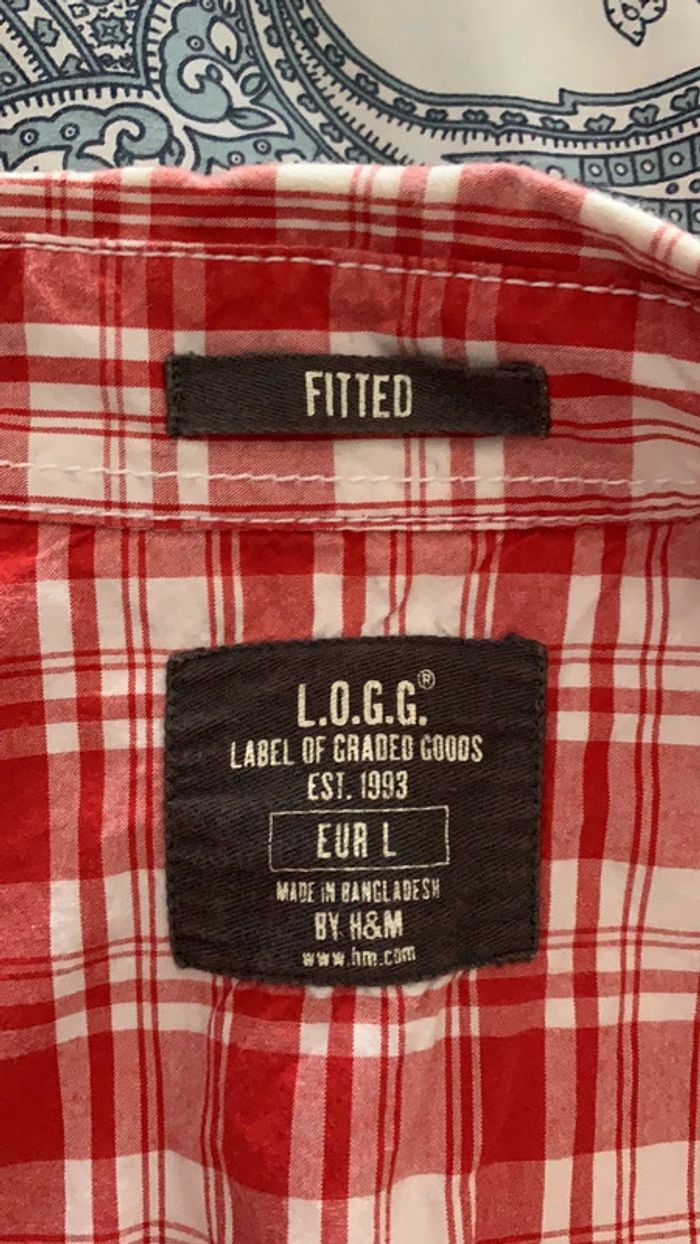 Chemise à carreaux (manches courtes) H&M - photo numéro 4