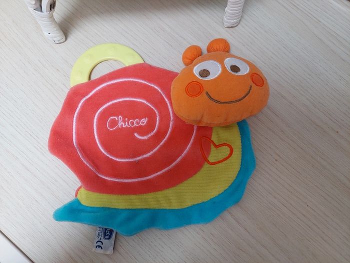 Chicco - doudou plat escargot 🐌