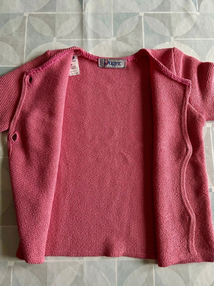 Gilet fille 2 ans - Duger - en très bon état - photo numéro 3