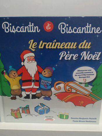 Biscentin et biscontine le traîneau du Père Noël