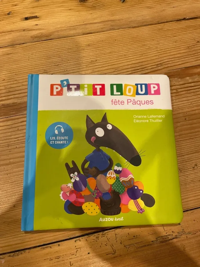 P’tit loup fête Pâques