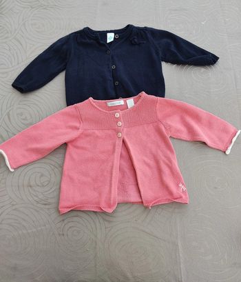 Lot de 2 gilets 3 mois