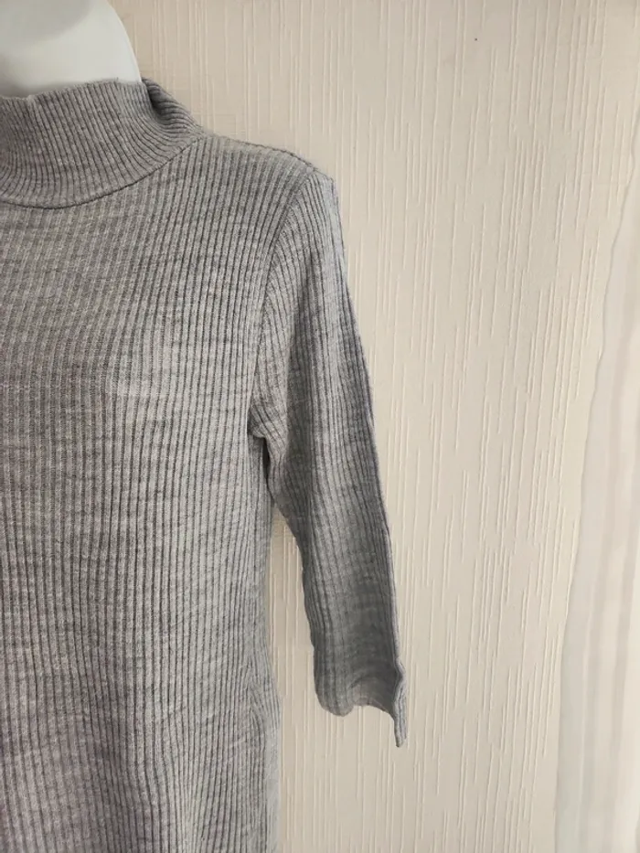 Pull tunique manches 3/4 grise Miss Guided S - photo numéro 5