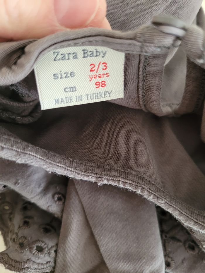 Tee-shirt manches longues zara 2/3 ans - photo numéro 3