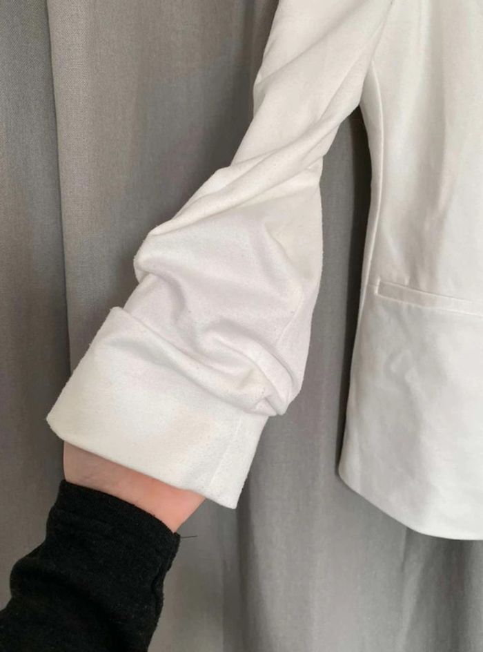 Veste blazer blanche - photo numéro 7