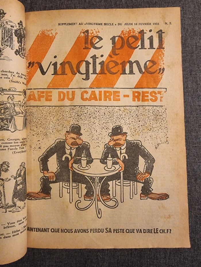 Reliure Petit Vingtieme 1933 - photo numéro 10