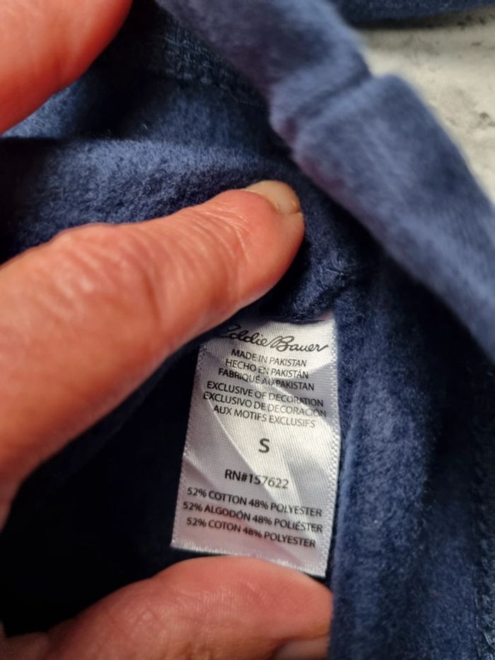 Pull à capuche Eddie Bauer bleu marine, S Hommes - photo numéro 6