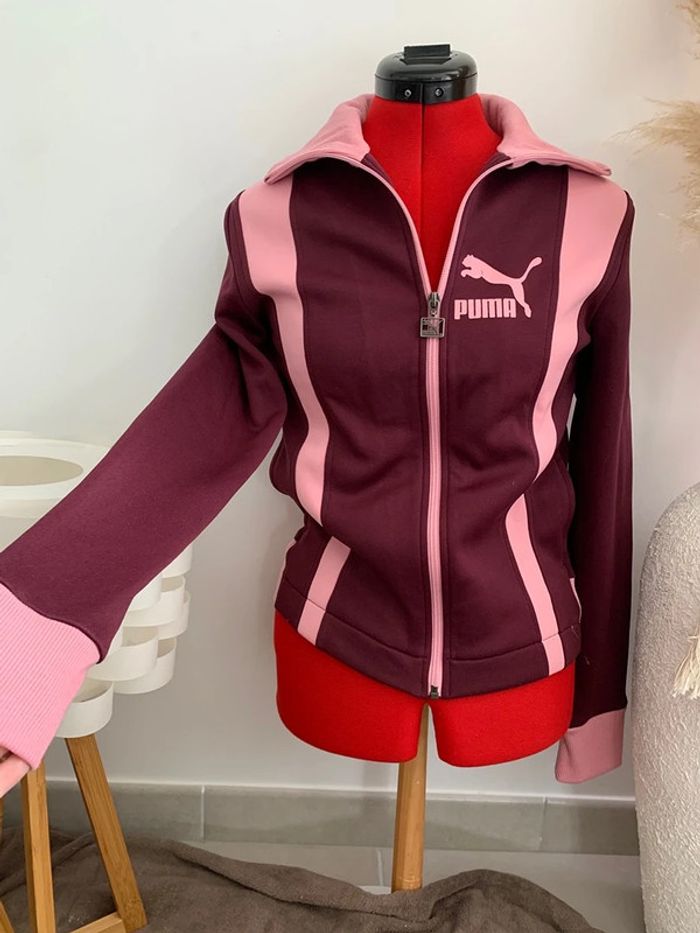 sweats Puma bordeaux taille S