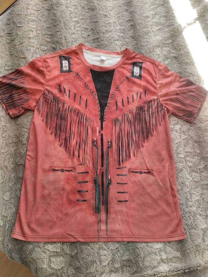 T-shirt imprimé western cowboy taille XL