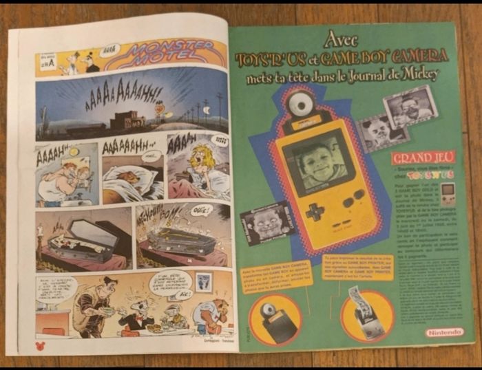 Ancien journal de mickey cadeau panneau affichage coupe du monde 1998 N°2398 de 1998 vintage - photo numéro 6