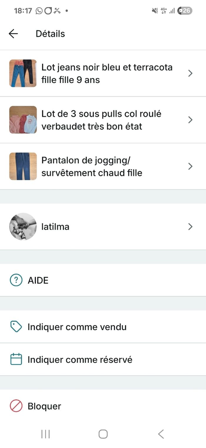 Lot de vêtements - photo numéro 2
