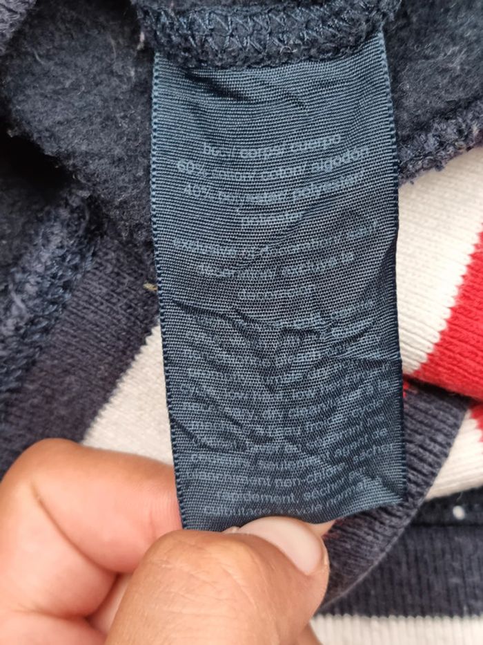 Gilet à capuche zippé Tommy Hilfiger bleu marine M Femmes - photo numéro 7