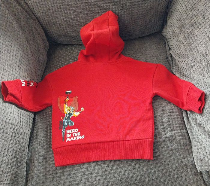 Sweat shirt à capuche  Marvel Iron Man Hulk Spiderman 2 ans 3 ans - photo numéro 2