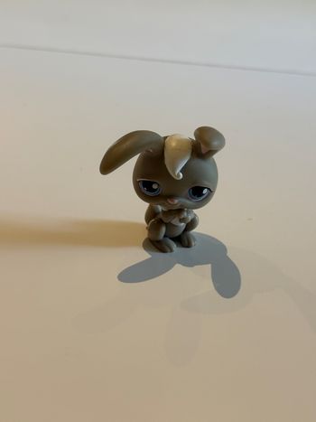 Jouet Pet Shop lapin gris