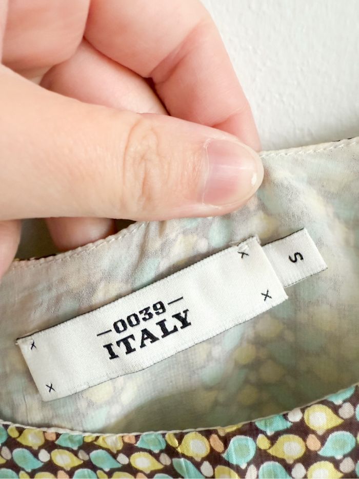 Robe été vert marron turquoise taille 36 S - photo numéro 5